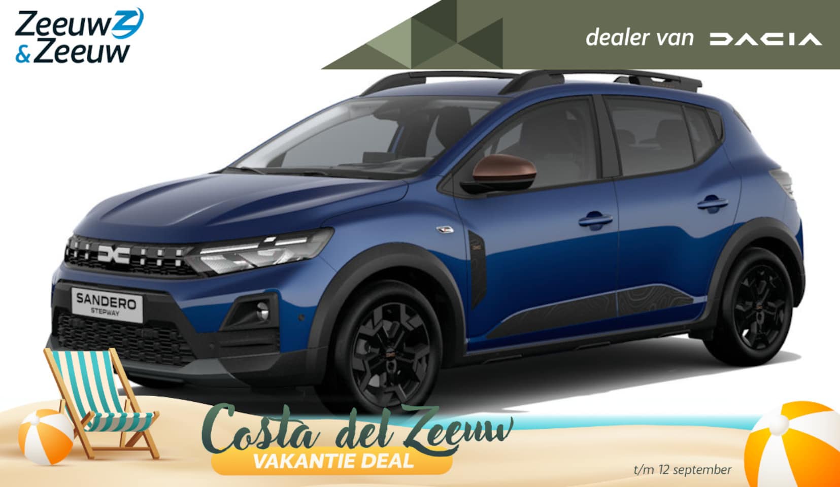 Dacia Sandero Stepway - Eco-G 120 extreme | Nu met € 450,- Zeeuw en Zeeuw voorraadkorting | Financier tegen slecht - AutoWereld.nl