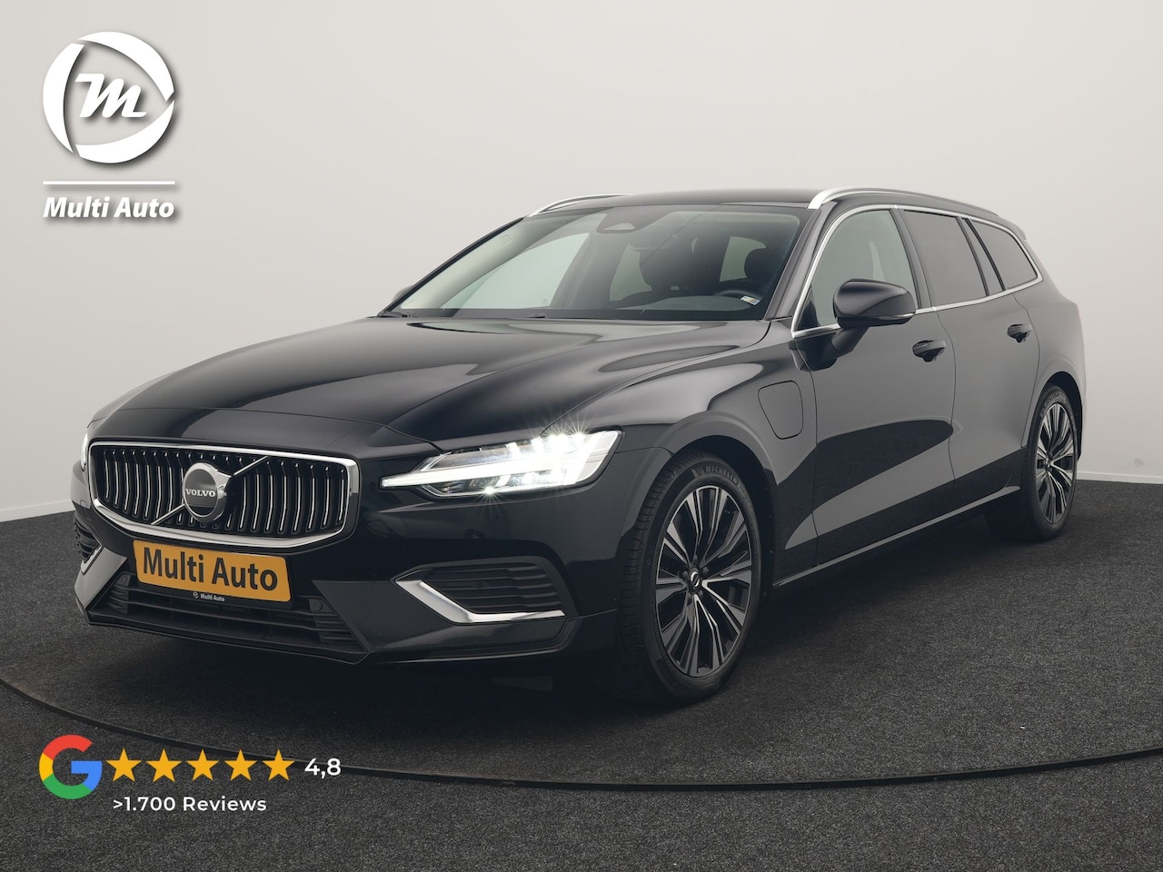 Volvo V60 - T6 PHEV AWD Plus Bright 350pk Dealer O.H | Trekhaak Af Fabriek | Adaptive Cruise | Camera - AutoWereld.nl