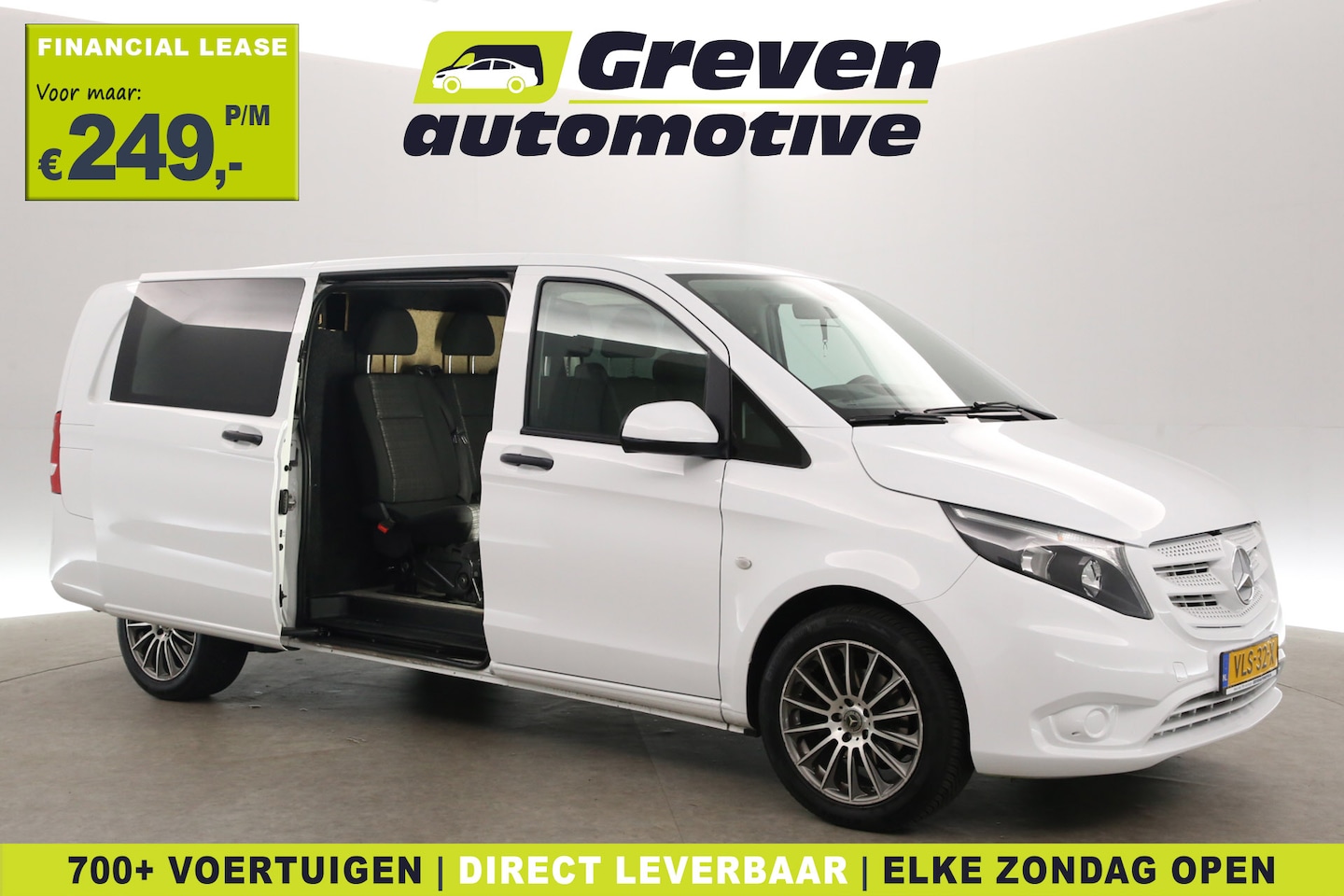 Mercedes-Benz Vito - 114 CDI Extra Lang | DC | 6 Zits | Camera | Cruise | Trekhaak | Parkeersens. - AutoWereld.nl