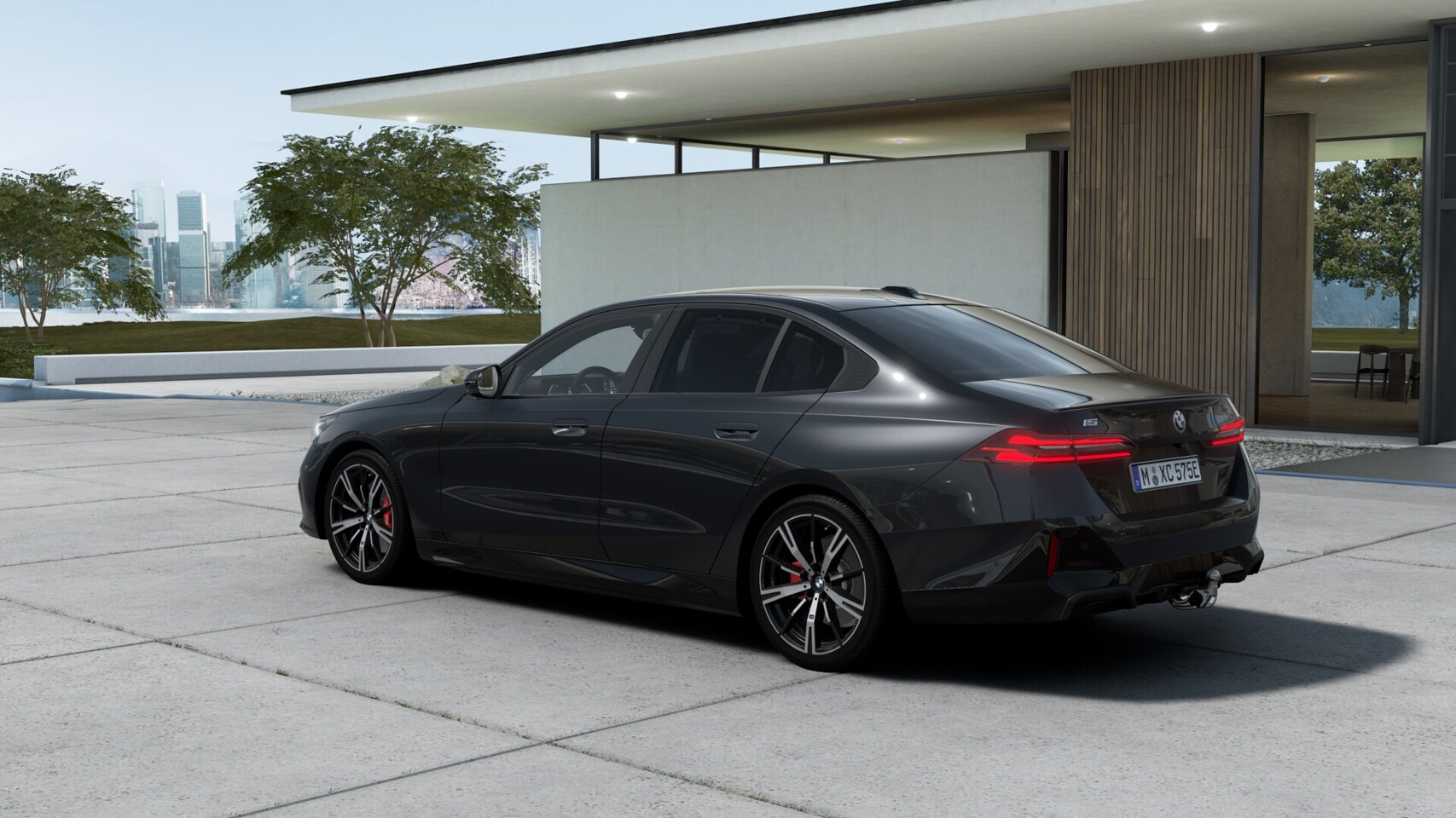 BMW i5 - eDrive40 M Sport Automaat / Panoramadak / Trekhaak / Achteruitrijcamera / Adaptieve LED / - AutoWereld.nl