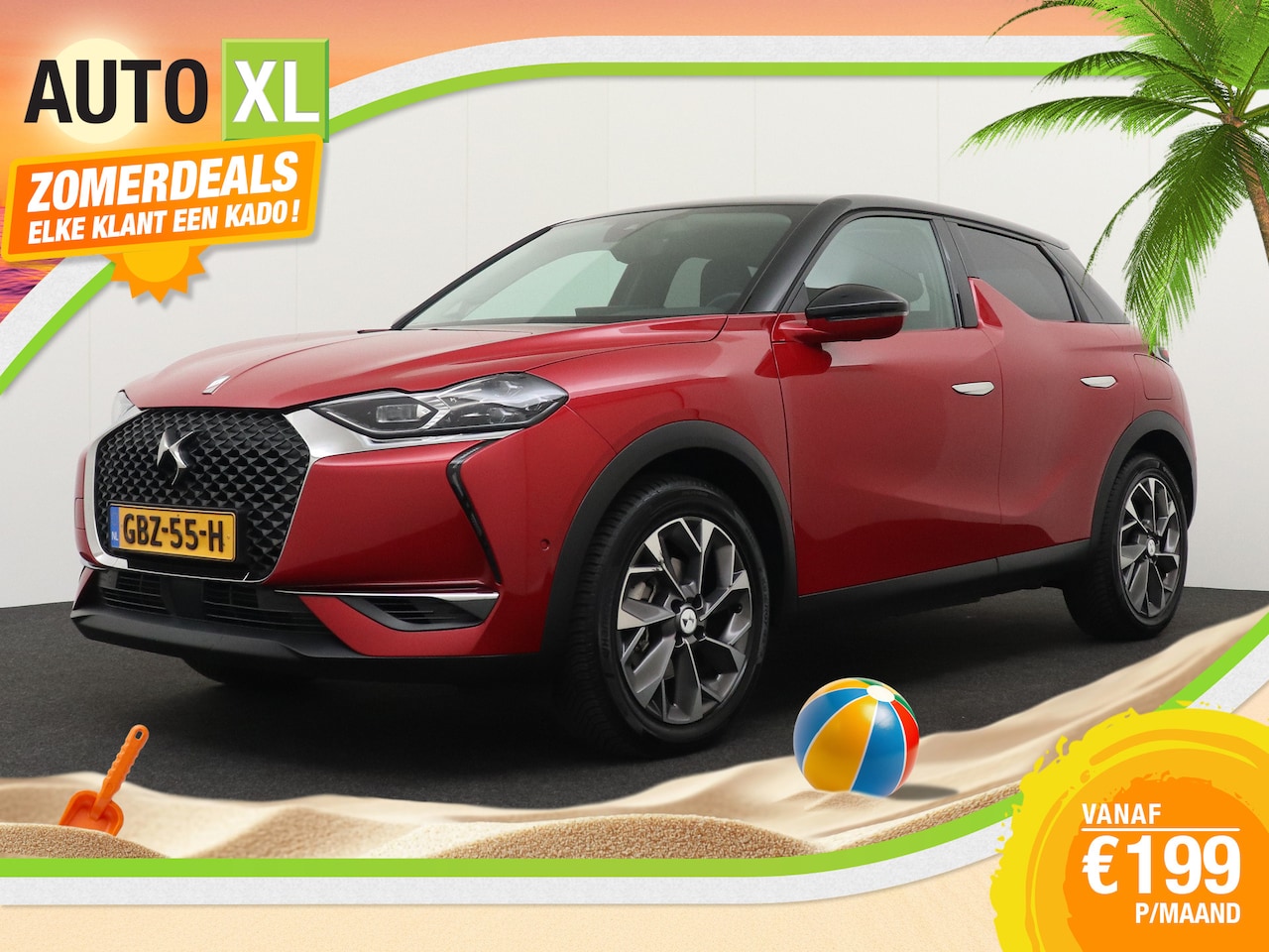 DS 3 Crossback - Opéra Plus 50 kWh (93% SOH) Leder 360* Camera Adap. Cruise - AutoWereld.nl
