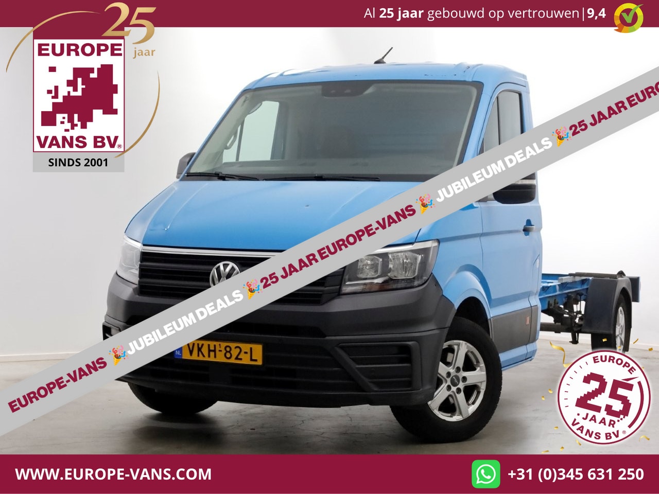 Volkswagen Crafter - 35 2.0 TDI E6 L4 WB 449cm Chassis Cabine (Fahrgestell) 2-Persoons 04-2021 - AutoWereld.nl