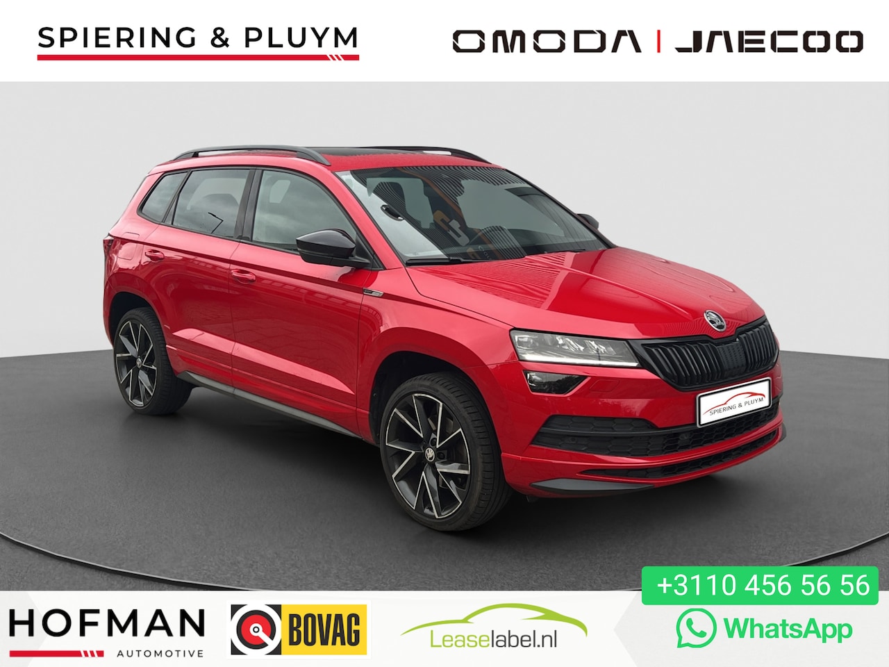 Skoda Karoq - 1.5 TSI ACT Sportline Business | Pano | Adaptive | Trekhaak | Canton | Dodehoek det. | - AutoWereld.nl