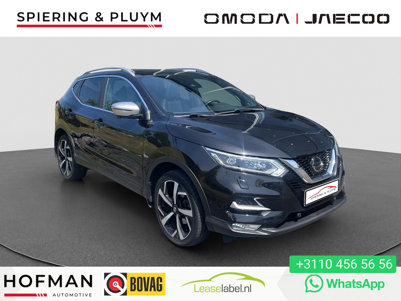Nissan Qashqai - 1.3 DIG-T Tekna + Panodak | Tr.haak | leder | Bose! - AutoWereld.nl