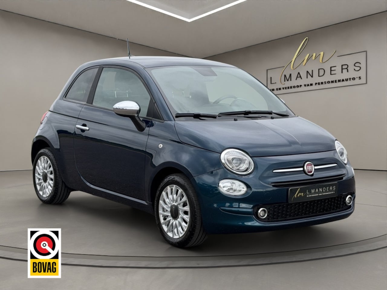 Fiat 500 - 1.0 Hybrid Dolcevita 2024 BLAUW | Apple CarPlay | Airco - AutoWereld.nl