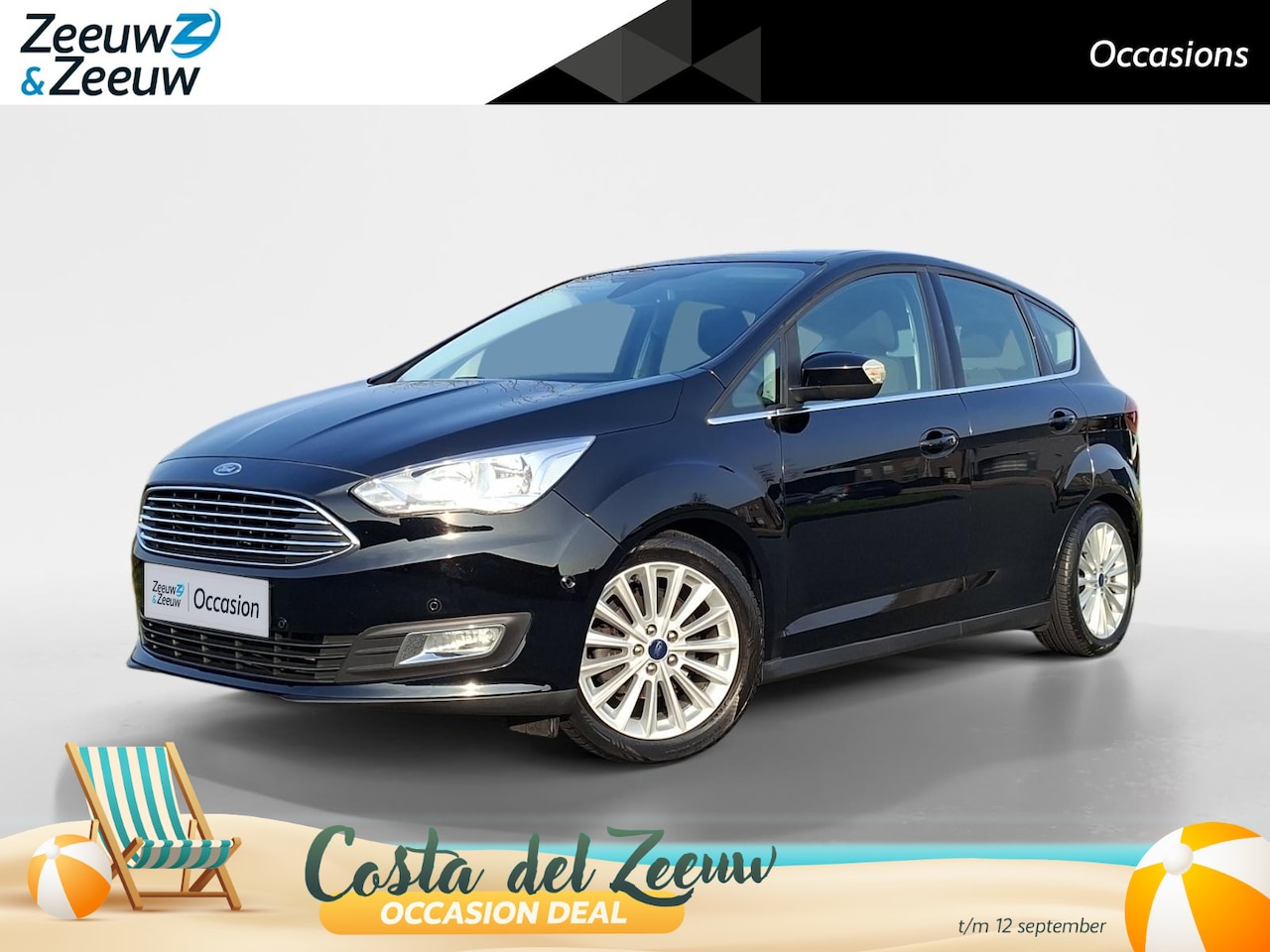 Ford C-Max - 1.0 Titanium | Camera | El. Achterklep | Climate Control | Navigatie | Apple Carplay&Andro - AutoWereld.nl