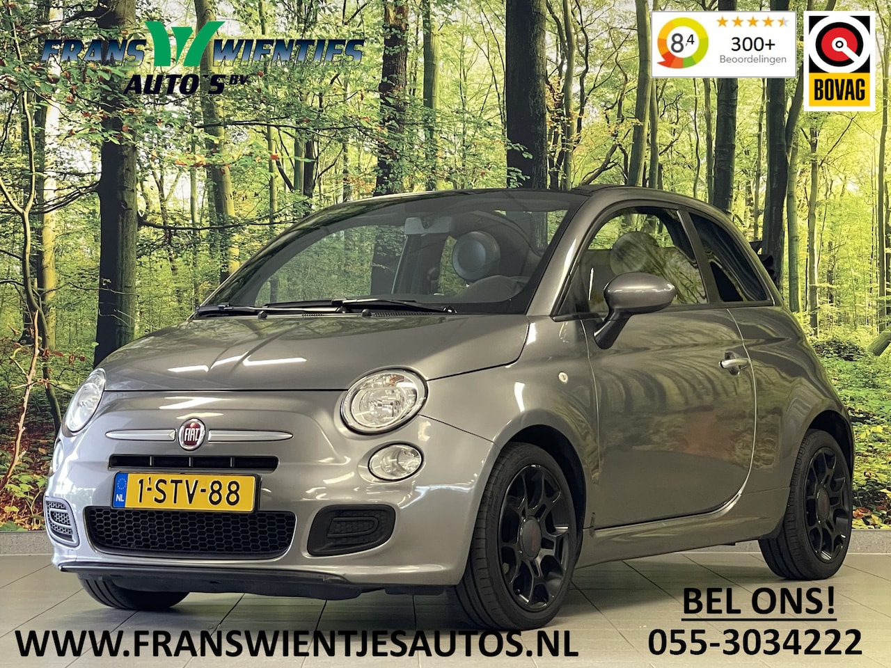 Fiat 500 C - 0.9 TwinAir 500S | Automaat | Origineel Nederlands | Cabrio | Lichtmetaal 16'' | Aircondit - AutoWereld.nl