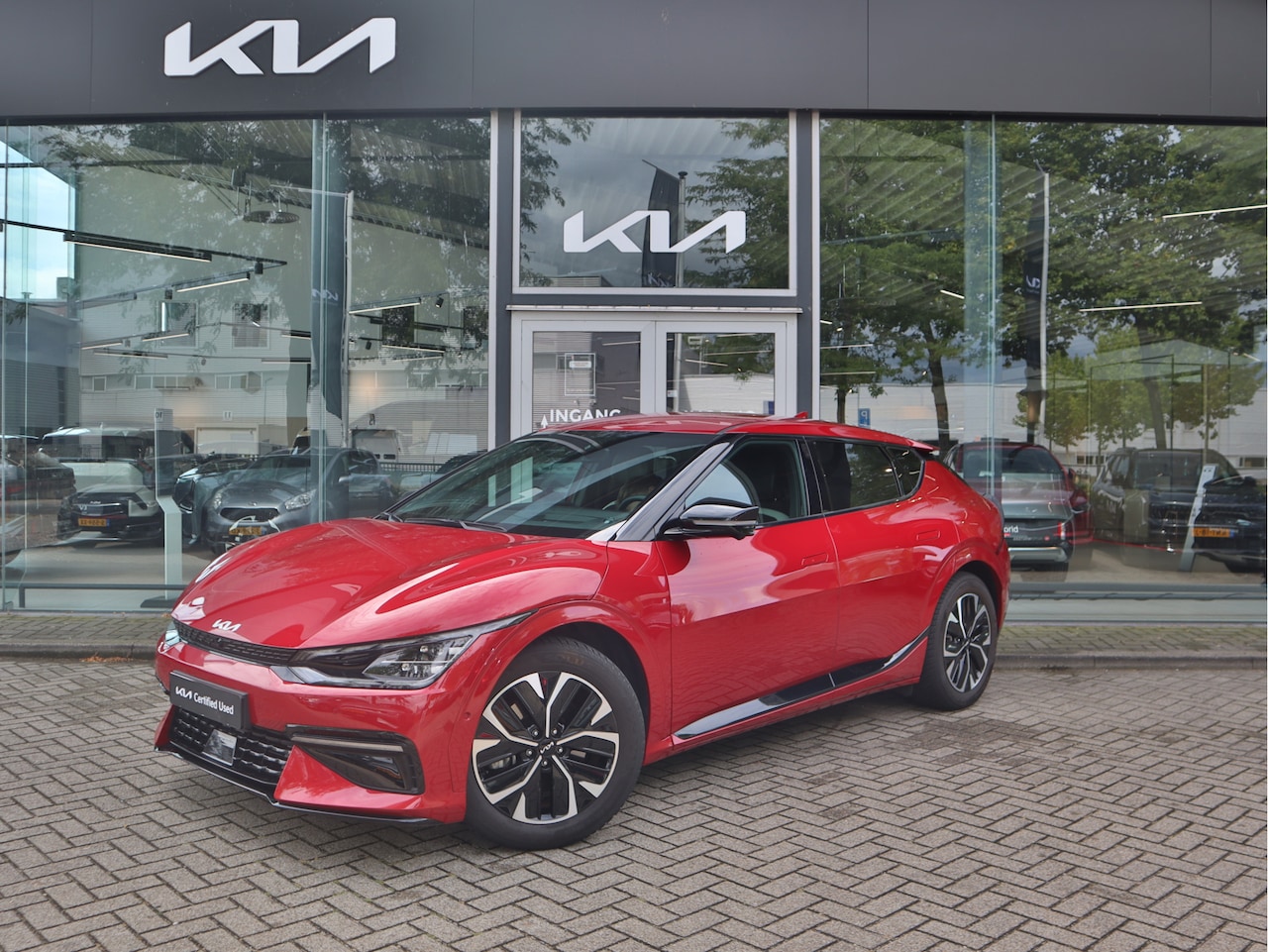 Kia EV6 - GT-Line 77.4 kWh RWD 229pk Memory | LED | 360 Camera | Stoelventilatie | All-Seasons | tot - AutoWereld.nl