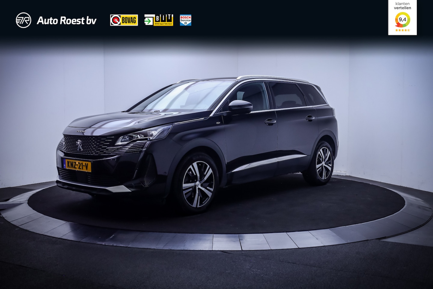 Peugeot 5008 - 1.2T Aut 7p GT Pack FULL LED | 360 CAM | ACC | STOELVERW | CARPLAY | CLIMA | BLINDSPOT | L - AutoWereld.nl