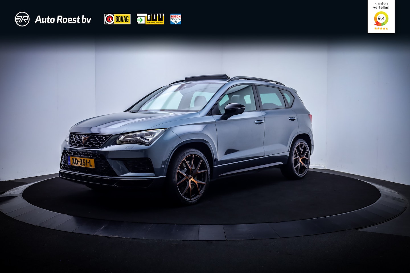 CUPRA Ateca - 2.0TSI 4DRIVE PANO | BEATS | VIRTUAL | 360 CAM | BREMBO | ACC | BLINDSPOT | STOELVERW | EL - AutoWereld.nl