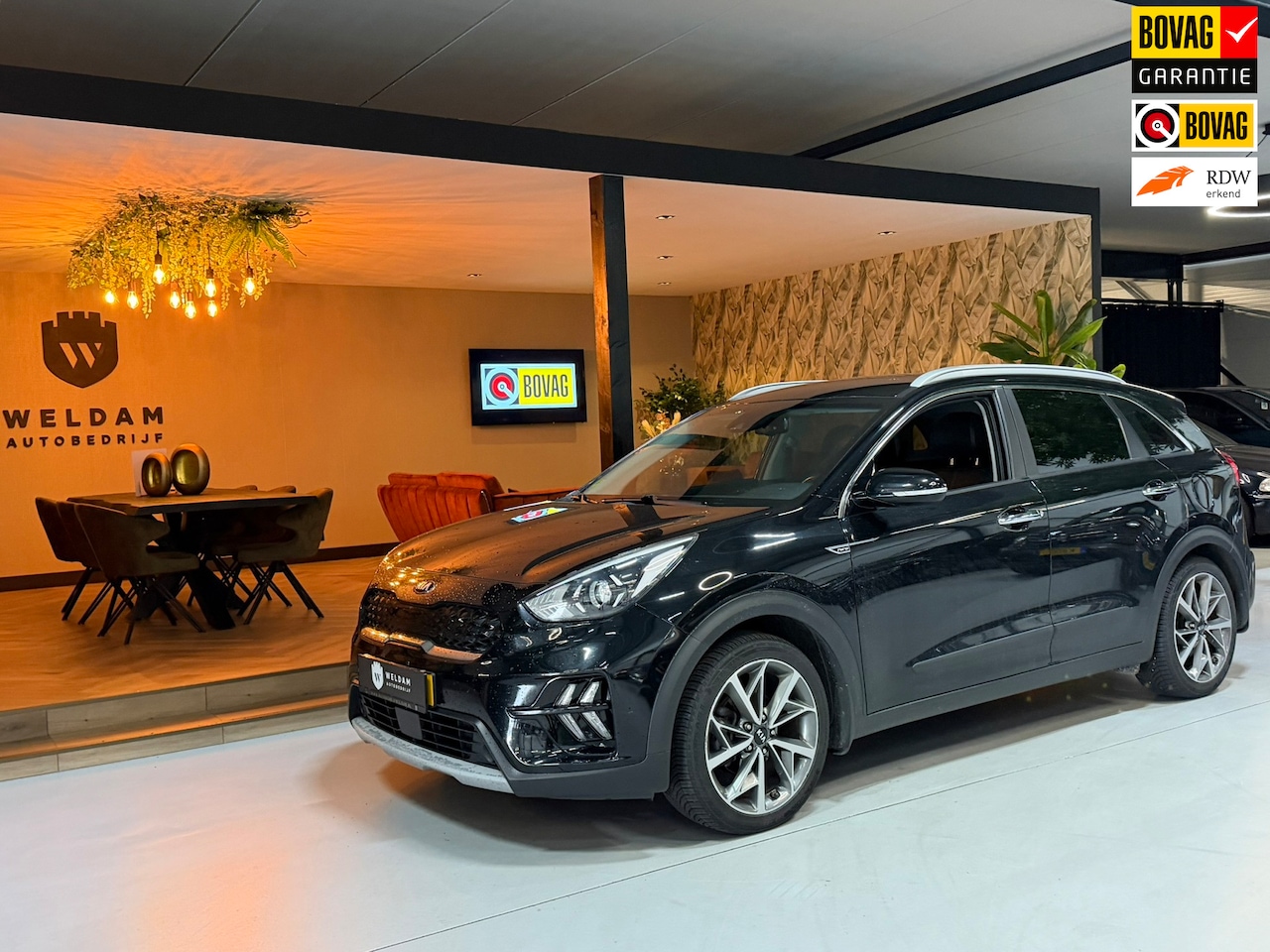 Kia Niro - 1.6 GDi Hybrid DynamicLine NAP Trekhaak ACC Camera Clima Carplay Navi - AutoWereld.nl