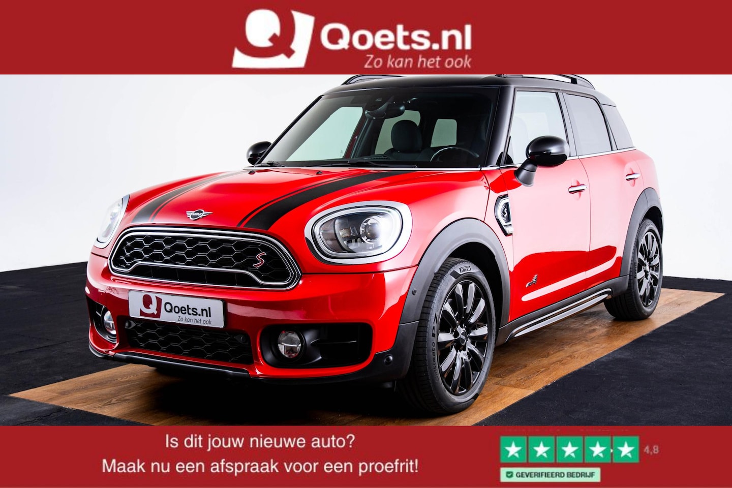 MINI Countryman - 2.0 Cooper S ALL4 Salt Trekhaak - Camera - Comfort access - Stoelverwarming - Elektrische - AutoWereld.nl
