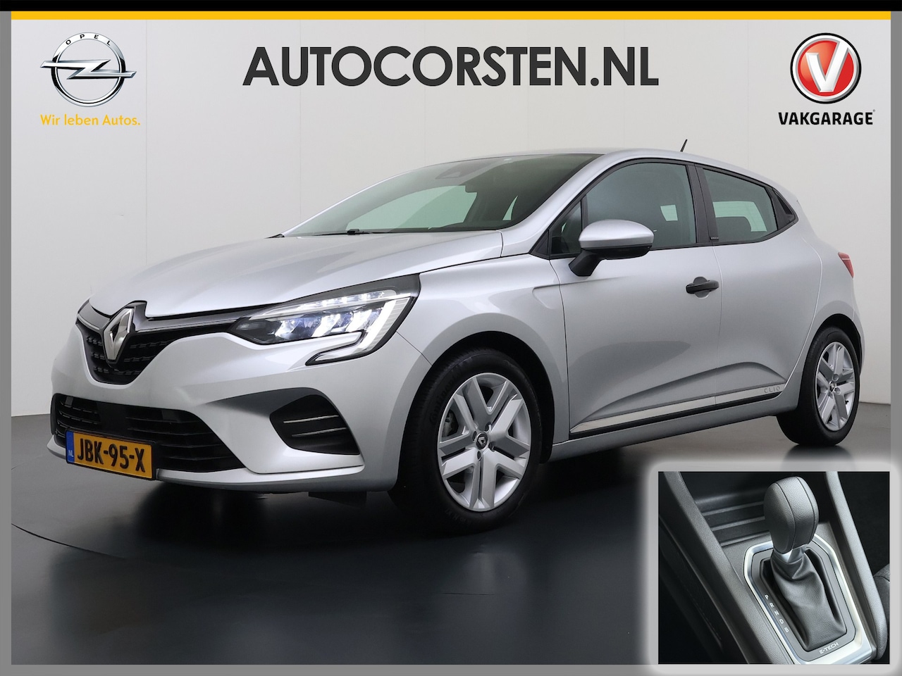 Renault Clio - 1.6 E-Tech Hybrid Keyless Apple/Android Lane-dep. CruiseControl Usb Navi Regensensor Aut.V - AutoWereld.nl