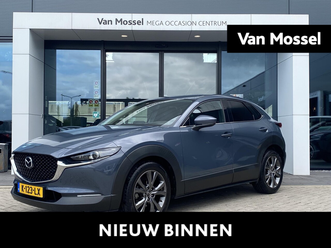 Mazda CX-30 - 2.0 e-SkyActiv-X M Hybrid Luxury | TREKHAAK | LEDER | MEMORYSTOELEN | HEAD UP DISPLAY | BO - AutoWereld.nl