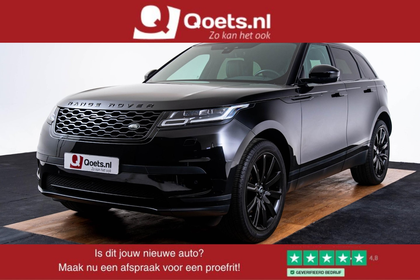 Land Rover Range Rover Velar - 2.0 P250 Turbo AWD S Trekhaak - Panormamadak - Black Pack - Adaptive Dynamics - 21 inch - - AutoWereld.nl