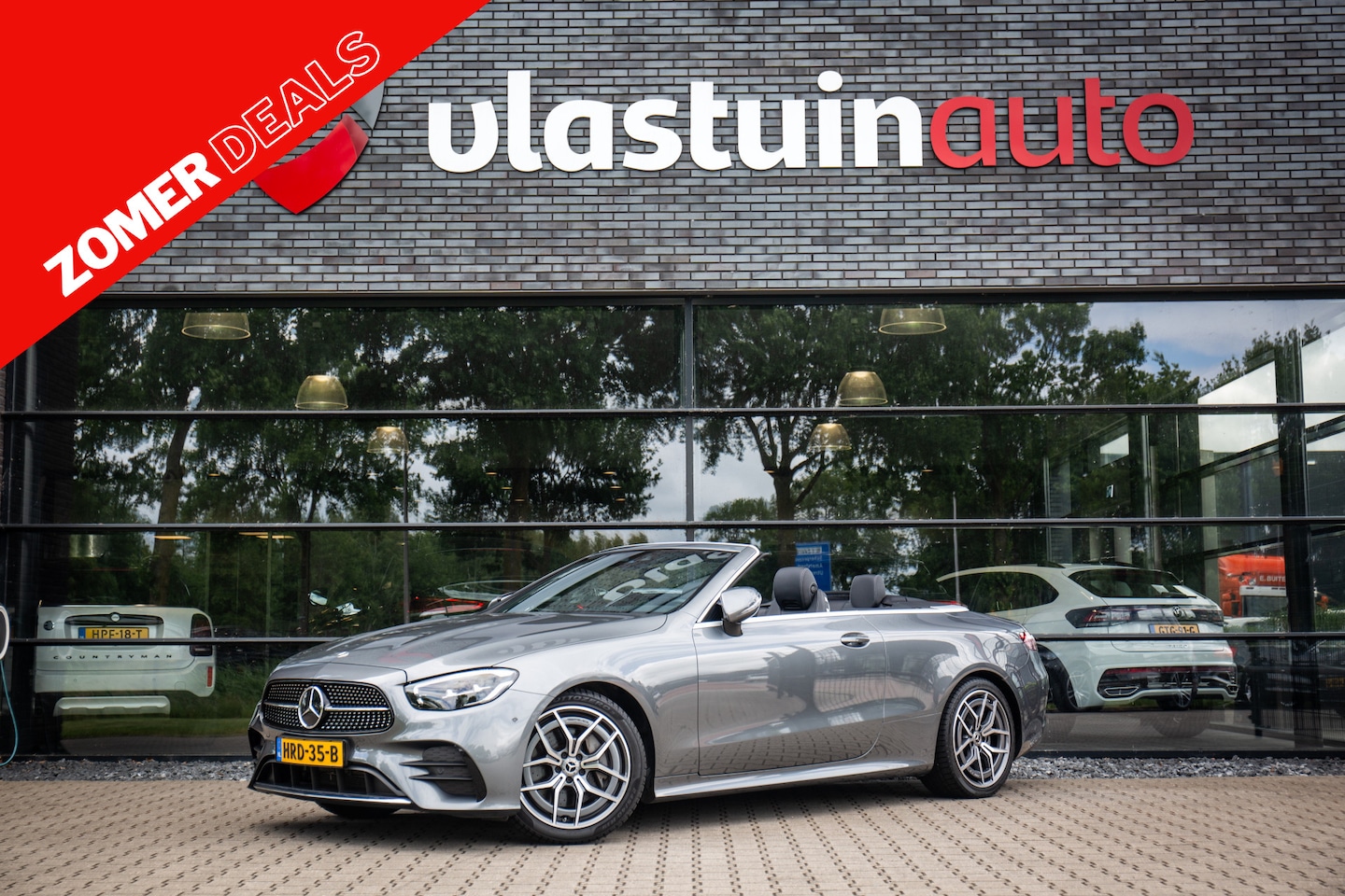 Mercedes-Benz E-klasse Cabrio - 200 AMG Line 200 AMG Line , Sfeerverlichting, Stoel/nekverwarming, Leer, Camera - AutoWereld.nl