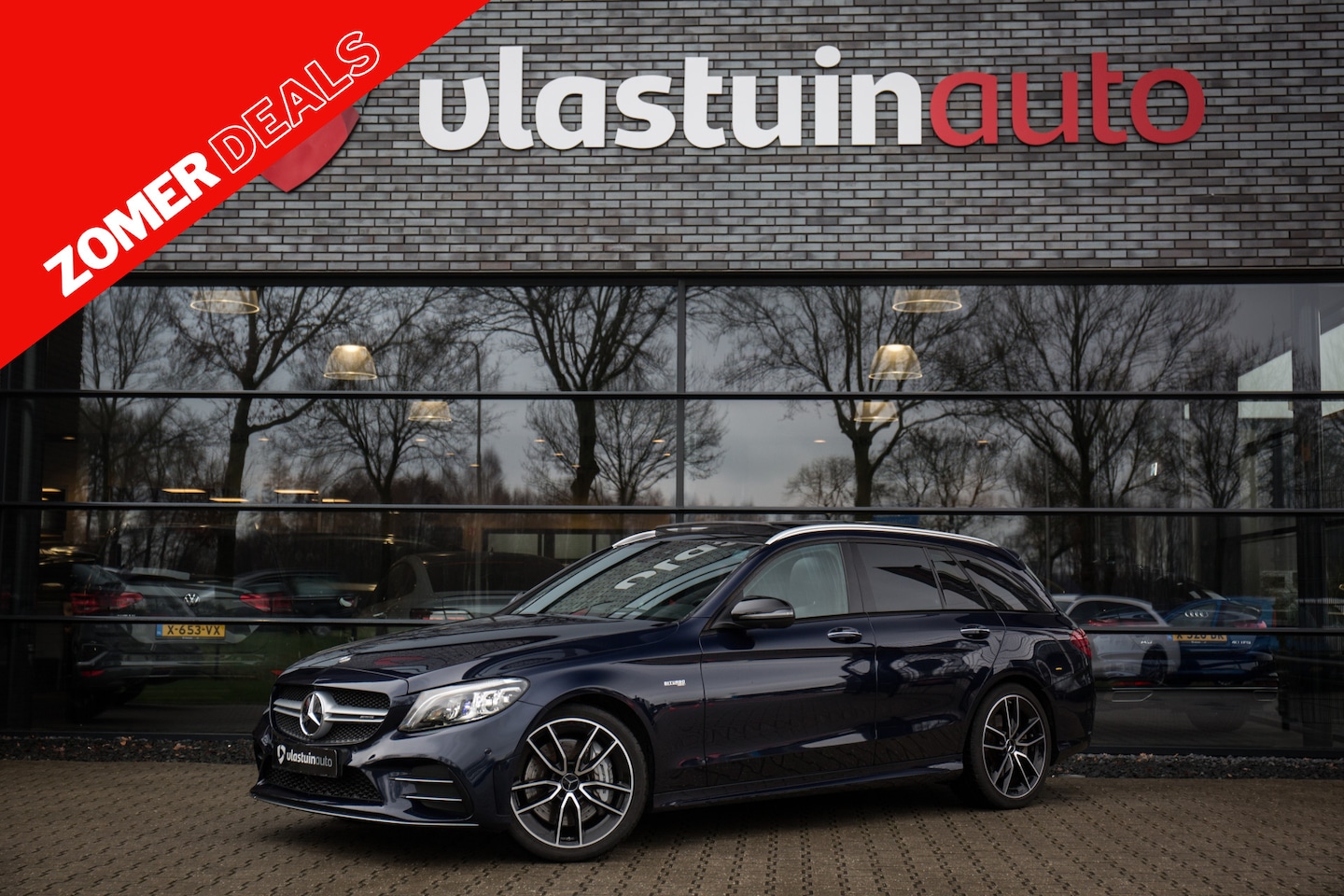 Mercedes-Benz C-klasse Estate - AMG 43 4MATIC Premium Plus Pack , Dealer onderhouden! Panoramadak, Adap. Cruise, 3D camera - AutoWereld.nl