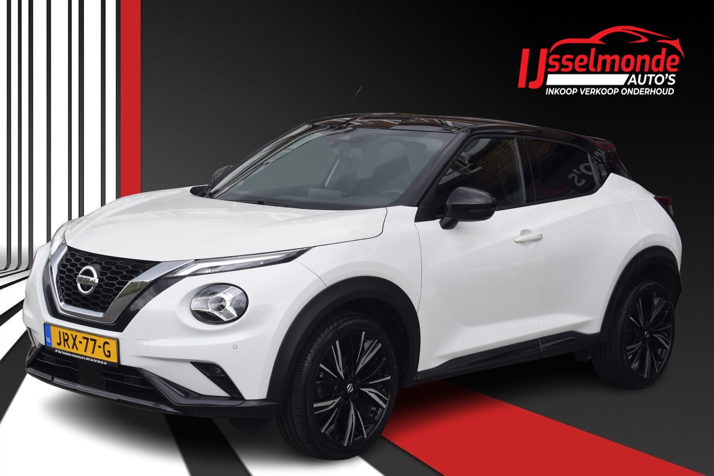 Nissan Juke - 1.0 DIG-T N-Design AUTOMAAT 360CAMERA/DODEHOEKSENSOR ETC..... - AutoWereld.nl