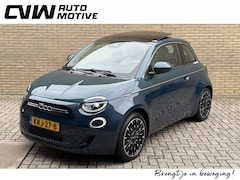 Fiat 500e - La Prima 42 kWh 118pk | Panoramadak | Leder | Navigatie | Camera | Apple CarPlay | Stoelve