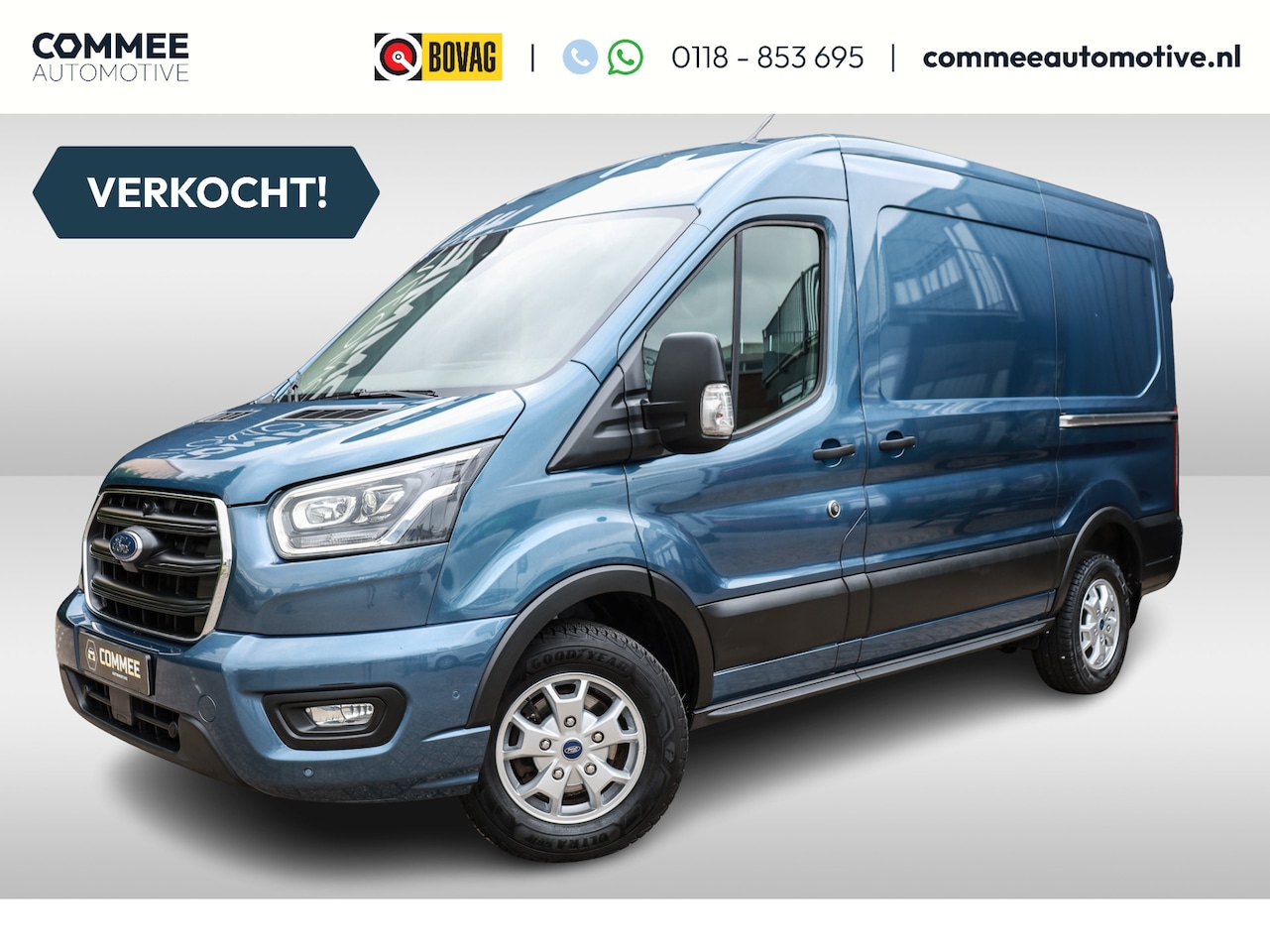 Ford Transit - 350 2.0 TDCI L2H2 Limited 2x schuifdeur I 185PK I CAM I NAV I Trekhaak - AutoWereld.nl