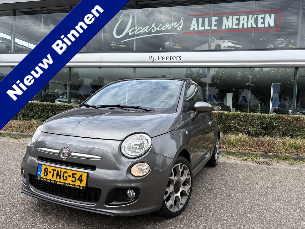 Fiat 500 C - 0.9 TwinAir Turbo 500S Airco - Parkeersensor achter - Open dak - Bluetooth - Licht metalen - AutoWereld.nl