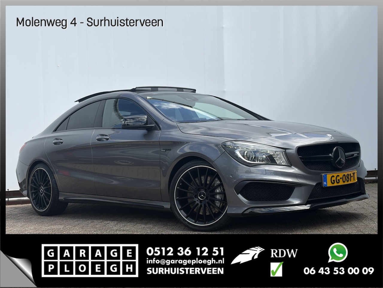 Mercedes-Benz CLA-Klasse - AMG 45 4MATIC Orig.NL Pano.dak HK Adapt.Cruise Sfeer Leder - AutoWereld.nl