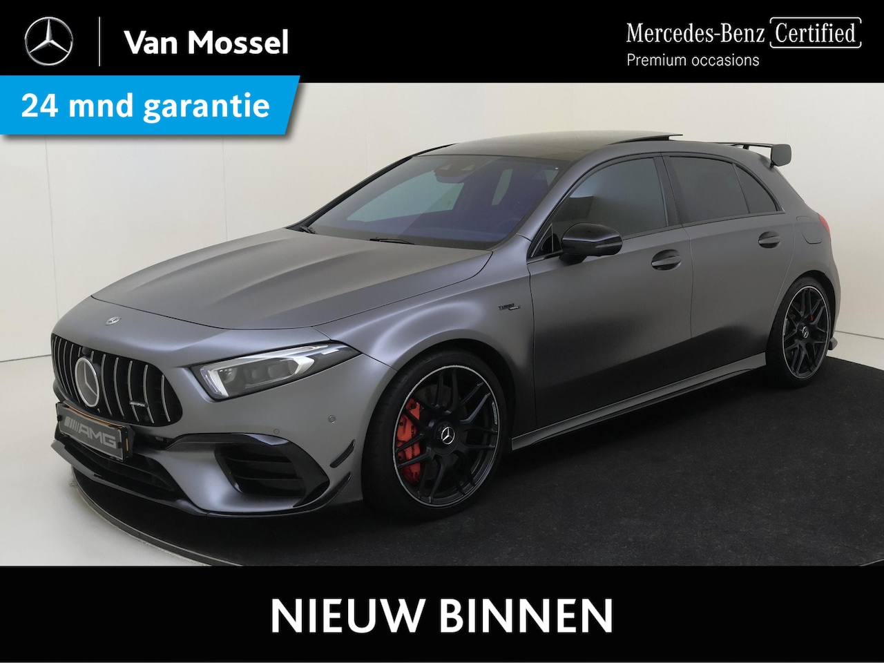 Mercedes-Benz A-klasse - AMG 45 S 4MATIC+ Premium Plus / Panoramadak/ Aero/ 19 inch/ Perf. Stoelen/ NL Auto - AutoWereld.nl