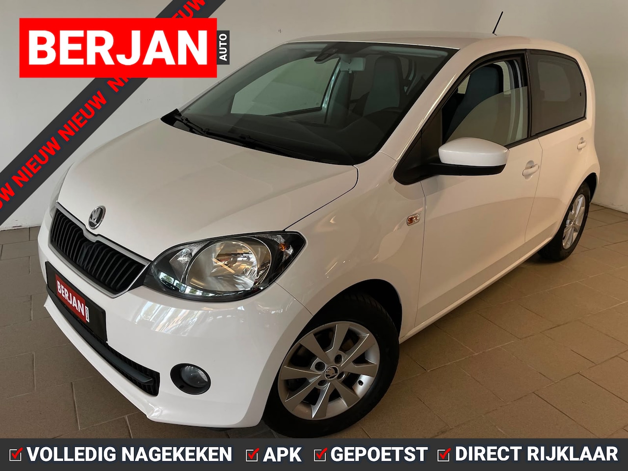 Skoda Citigo - 1.0 Greentech Drive AIRCO CRUISE ELEK RAMEN CENT VERG NWE DISTRI NWE APK VELGEN ZEER NETTE - AutoWereld.nl