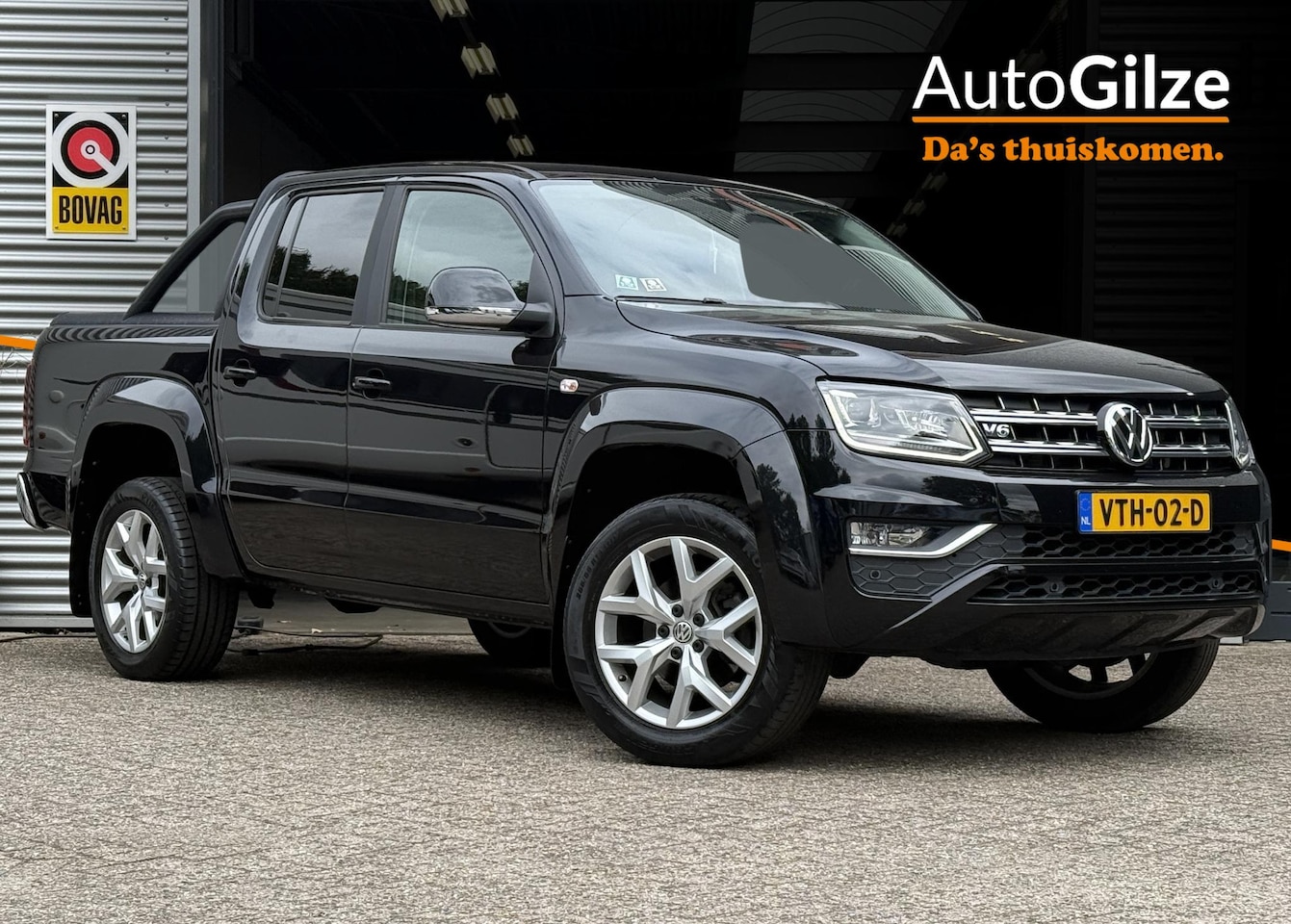 Volkswagen Amarok - 3.0 TDI V6 4Motion Plus Cab Aventura Leder l Stoelverwarming l Navi l Trekhaak - AutoWereld.nl