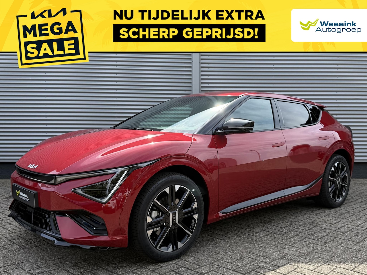 Kia EV6 - GT-Line Business Edition 84 kWh | Stoel/Stuurwielverwarming | Elekt. Stoel | LED Matrix | - AutoWereld.nl