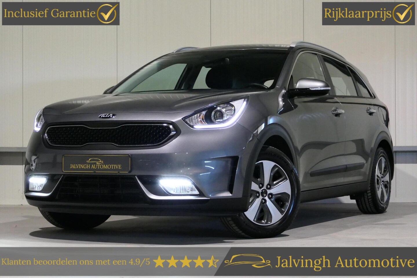 Kia Niro - 1.6 GDi Hybrid DynamicLine|Leer|Trekhaak|PDC|Camera! - AutoWereld.nl