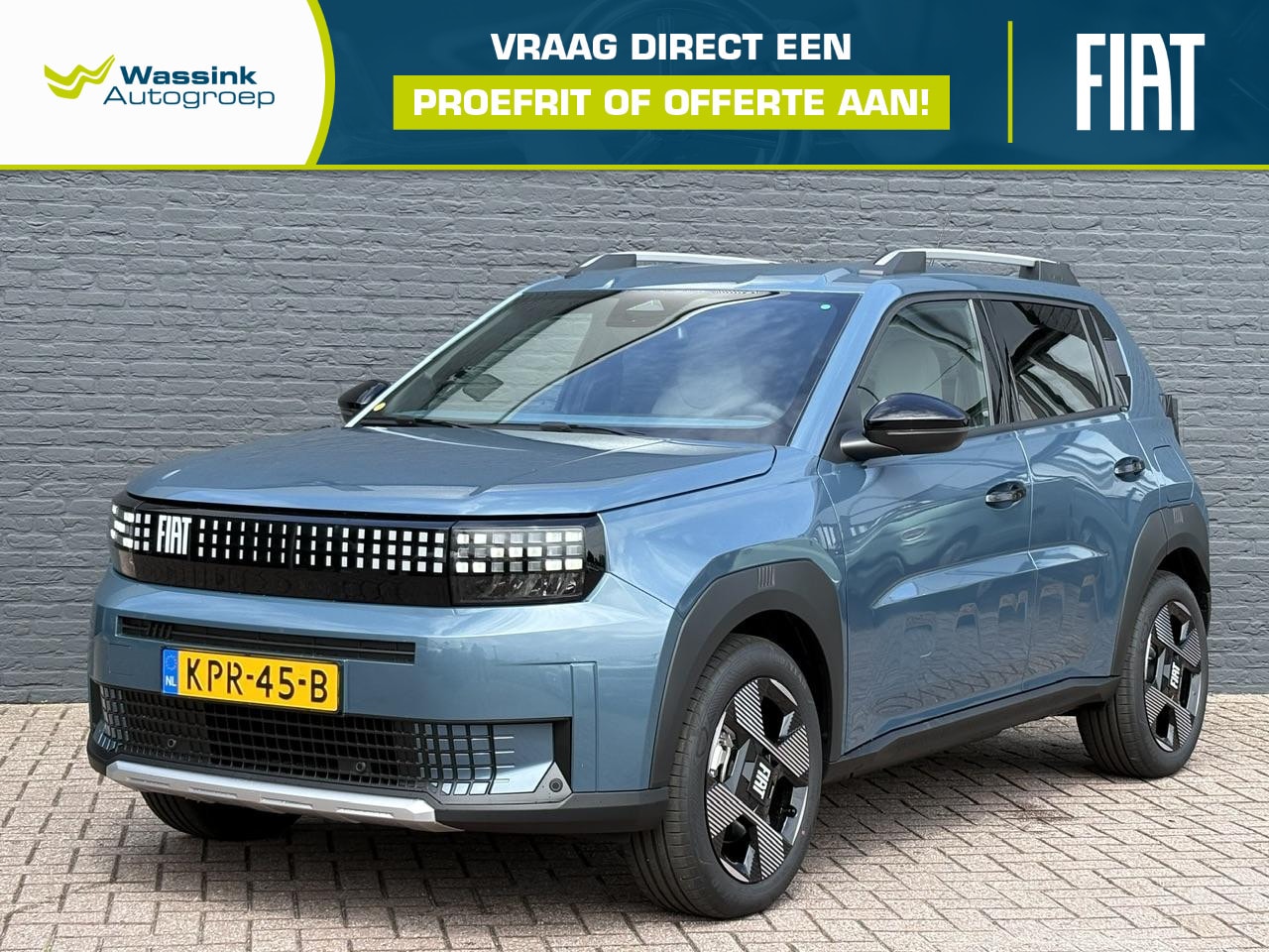 Fiat Grande Panda - La Prima 11 kW 44 kWh | 320 Km WLTP | Cruise Control | Lane Assist | Stoel-Stuurverwarming - AutoWereld.nl