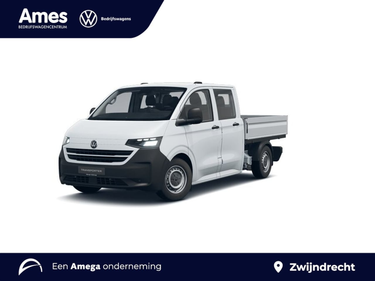 Volkswagen e-Transporter - Pick-up Dubbele Cabine L2 136pk | 64 KWh | 6 Zits | Trekhaak | Robuust kunstleder - AutoWereld.nl
