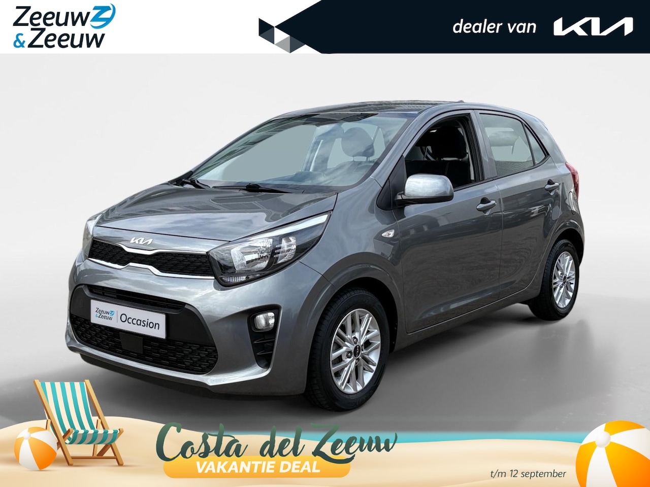 Kia Picanto - 1.0 DPi DynamicLine | Apple Carplay / Android Auto | Airco | Camera Achter | Lichtsensor | - AutoWereld.nl