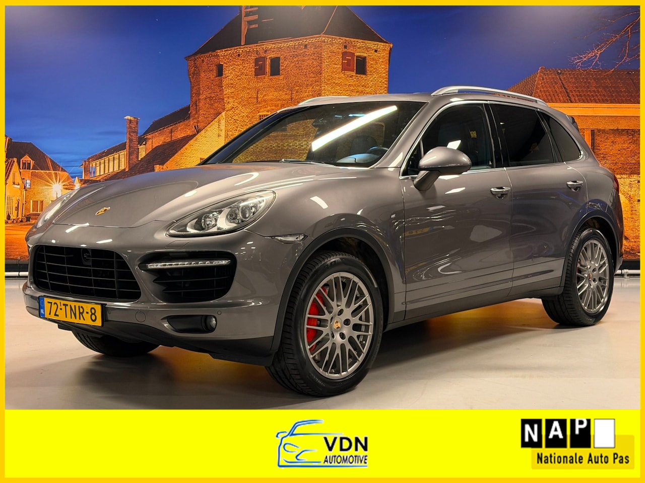 Porsche Cayenne - 4.8 Turbo Automaat Burmester Luchtvering Leer - AutoWereld.nl
