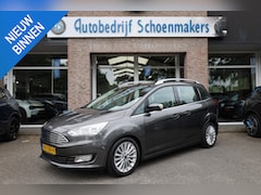 Ford Grand C-Max - 1.0 Titanium NAVI CLIMA LMV 17" TREKHAAK VOORRUITVERWARMING PANO PARKEERSENSOREN CRUISE NA