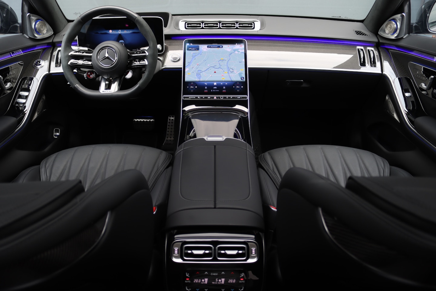 Mercedes-Benz S-klasse - AMG 63 S E Performance | 802pk | Carbon | Achterasbesturing | Chauffeurspakket | Burmester - AutoWereld.nl