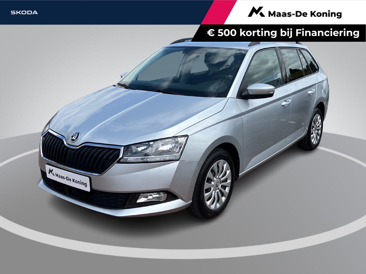 Skoda Fabia Combi - 1.0 TSI Ambition · Apple/Android Car Play · Navigatie · Trekhaak · Airco · Cruise Control - AutoWereld.nl
