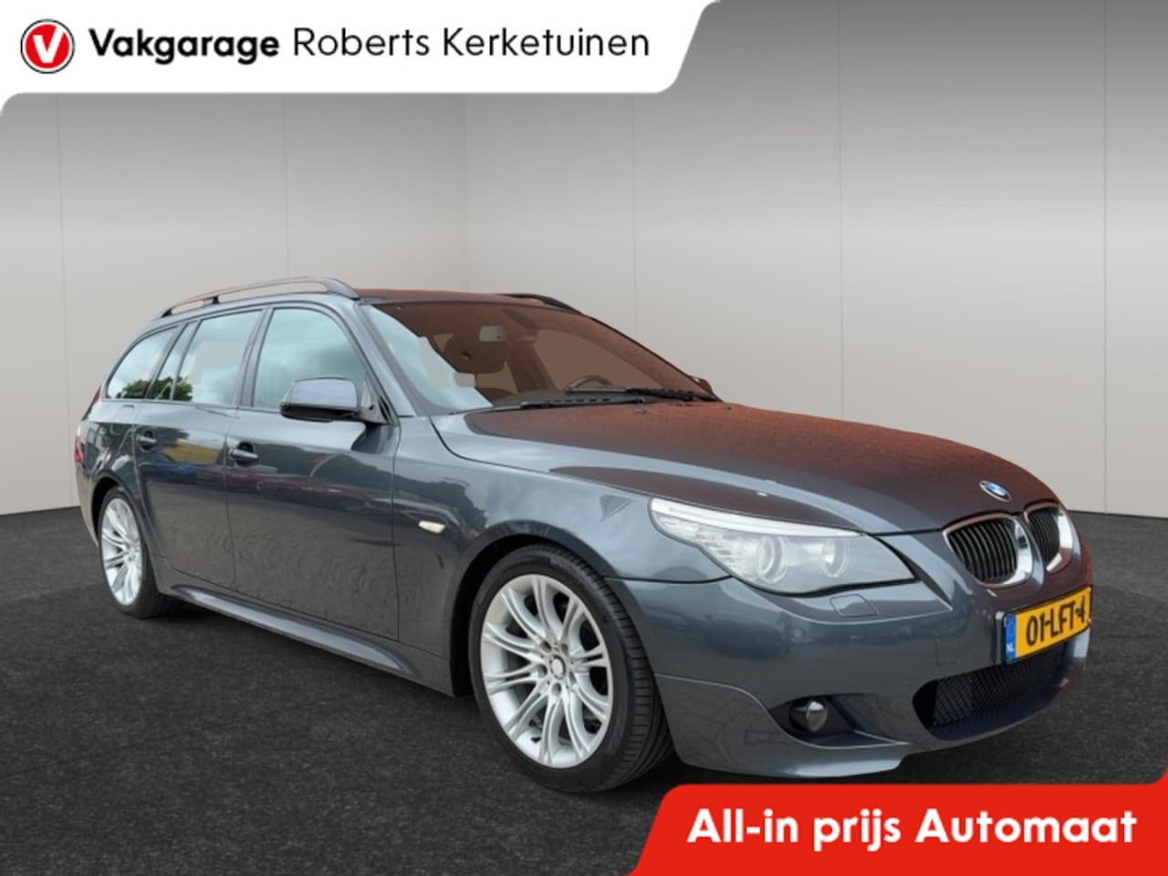 BMW 5-serie Touring - 523i Business Sport Automaat Leder Clima Camera Comfortstoelen - AutoWereld.nl