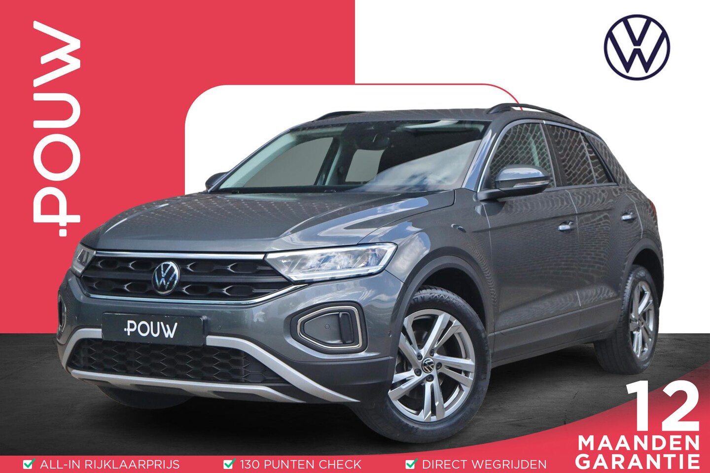Volkswagen T-Roc - 1.0 TSI 110pk Life | Achteruitrijcamera | Digitaal Info Display | App Connect - AutoWereld.nl