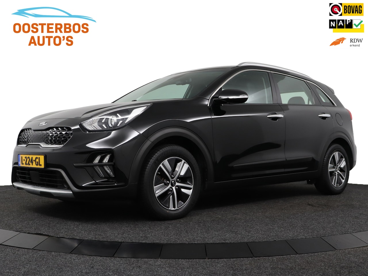 Kia Niro - 1.6 GDi Hybrid DynamicLine 1e Eigenaar/Camera/Carplay/Android - AutoWereld.nl