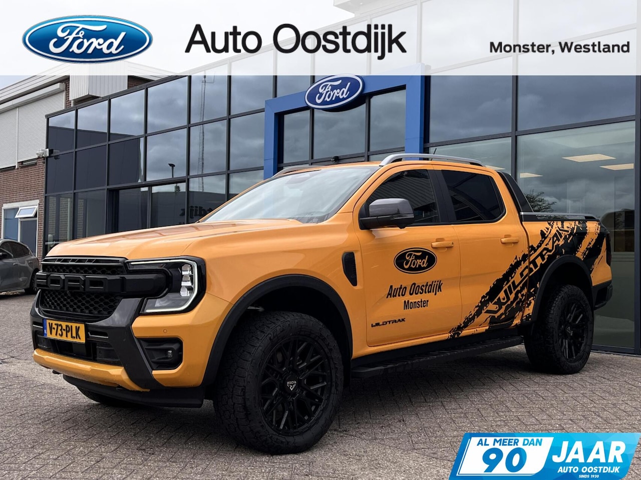 Ford Ranger - 2.3 Double Cab PHEV Wildtrak Automaat 280PK EX. BTW/Incl. BPM Trekhaak Elek. Rolhoes Adapt - AutoWereld.nl