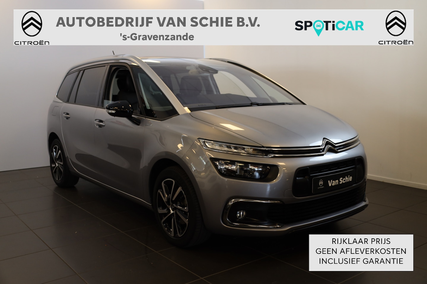 Citroën Grand C4 Picasso - PT 130 Shine Automaat-8 Volleder | Stoelgeheugen | Elektr a klep - AutoWereld.nl