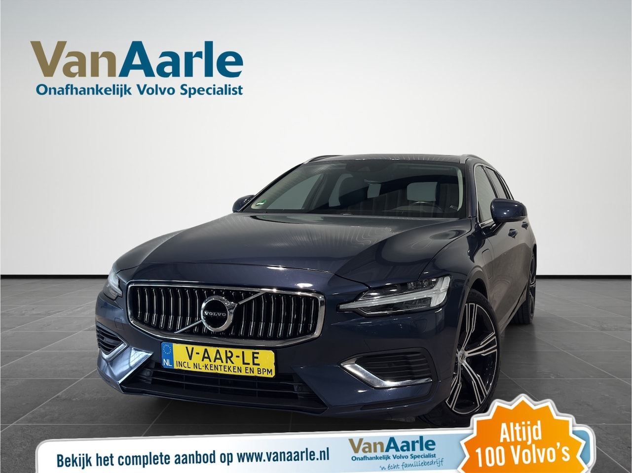 Volvo V60 - T8 Aut. Plug-in Hybrid Inscription ACC Luxe Leder Parkeercamera 390pk - AutoWereld.nl