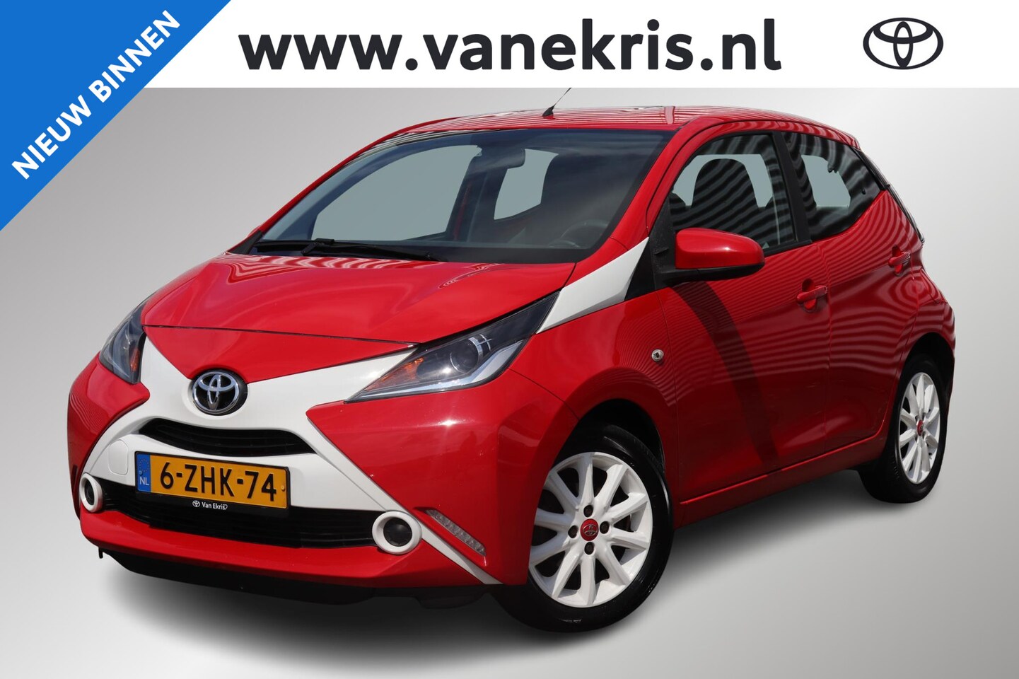 Toyota Aygo - 1.0 VVT-i x-play 1.0 VVT-i x-play, Airconditioning, Lichtmetalen velgen, Dealer onderhouden! - AutoWereld.nl