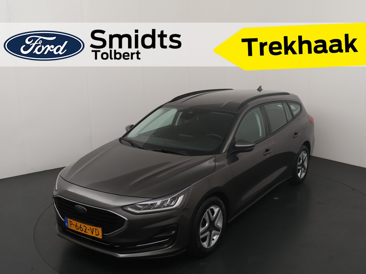 Ford Focus Wagon - EcoBoost 100PK Connected Navi I Airco I Nw Model I LED I All Seasonbanden | Trekhaak - AutoWereld.nl