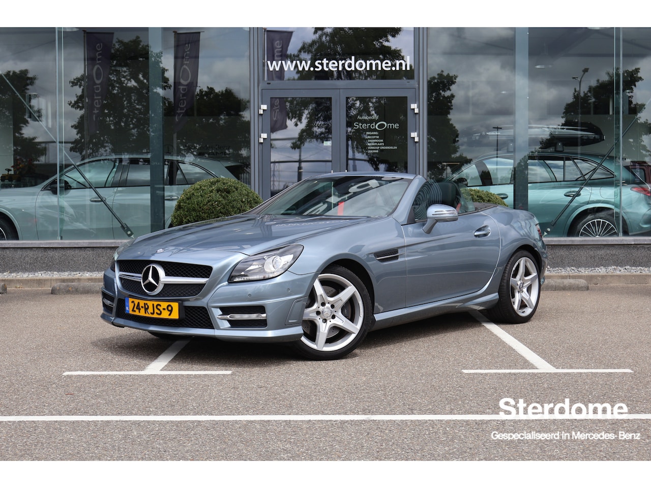 Mercedes-Benz SLK-klasse - 200 AMG Line I Airscarf I Stoelverwarming I Automaat I Led-dagrijlicht I Lederen bekleding - AutoWereld.nl
