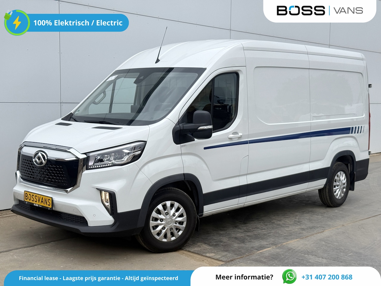 Maxus eDeliver 9 - 72kWh 204PK Elektrisch 72kWh 280km WLTP L3H2 ACC Stoelverwarming Snelladen LED Carplay Par - AutoWereld.nl