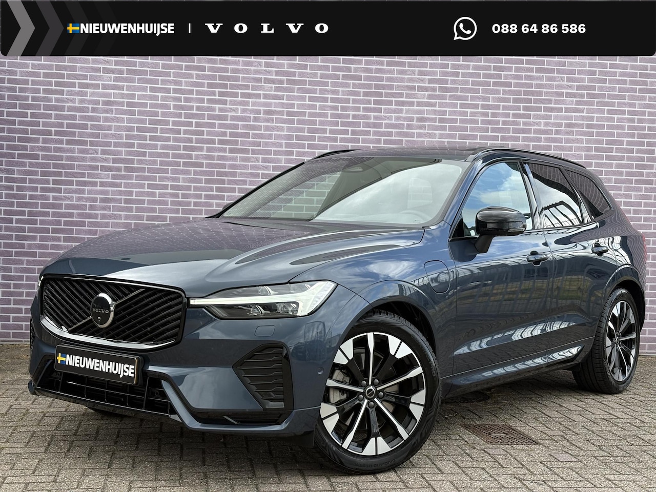 Volvo XC60 - 2.0 T6 Plug-in hybrid AWD Ultra Dark | SOH:100% | Trekhaak | Luchtvering | 360° Camera | H - AutoWereld.nl