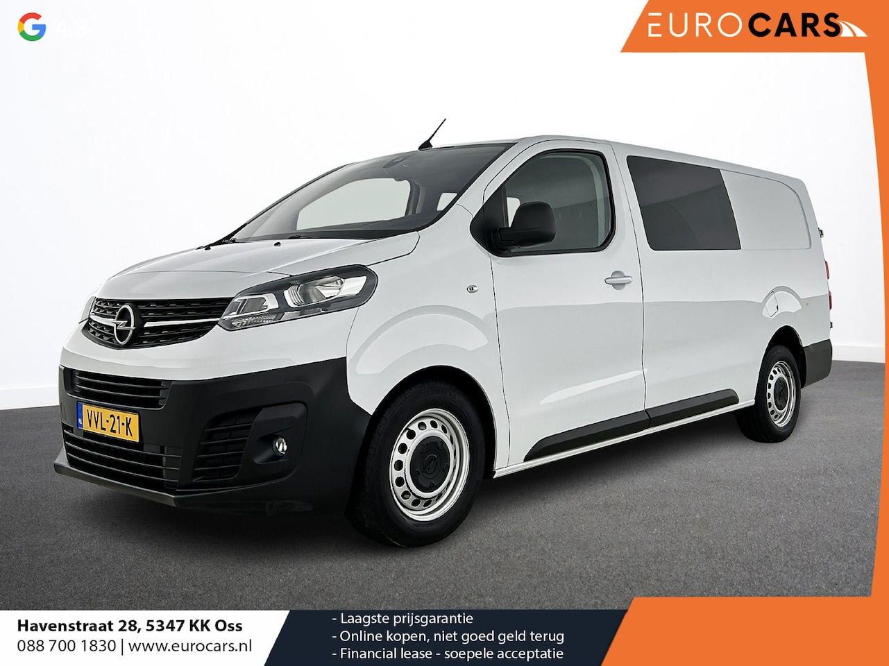 Opel Vivaro - 145pk Automaat Dubbele Cabine L3H1 Navigatie Apple Carplay Cruise control Trekhaak - AutoWereld.nl